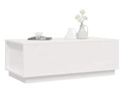 Mesa De Centro*vidaxl Mesa de centro 100x50x35 cm pinho maciço Branco