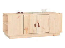 Mesa de centro 100x50x41 cm pinho maciço PT752956^ Mesa De Centro