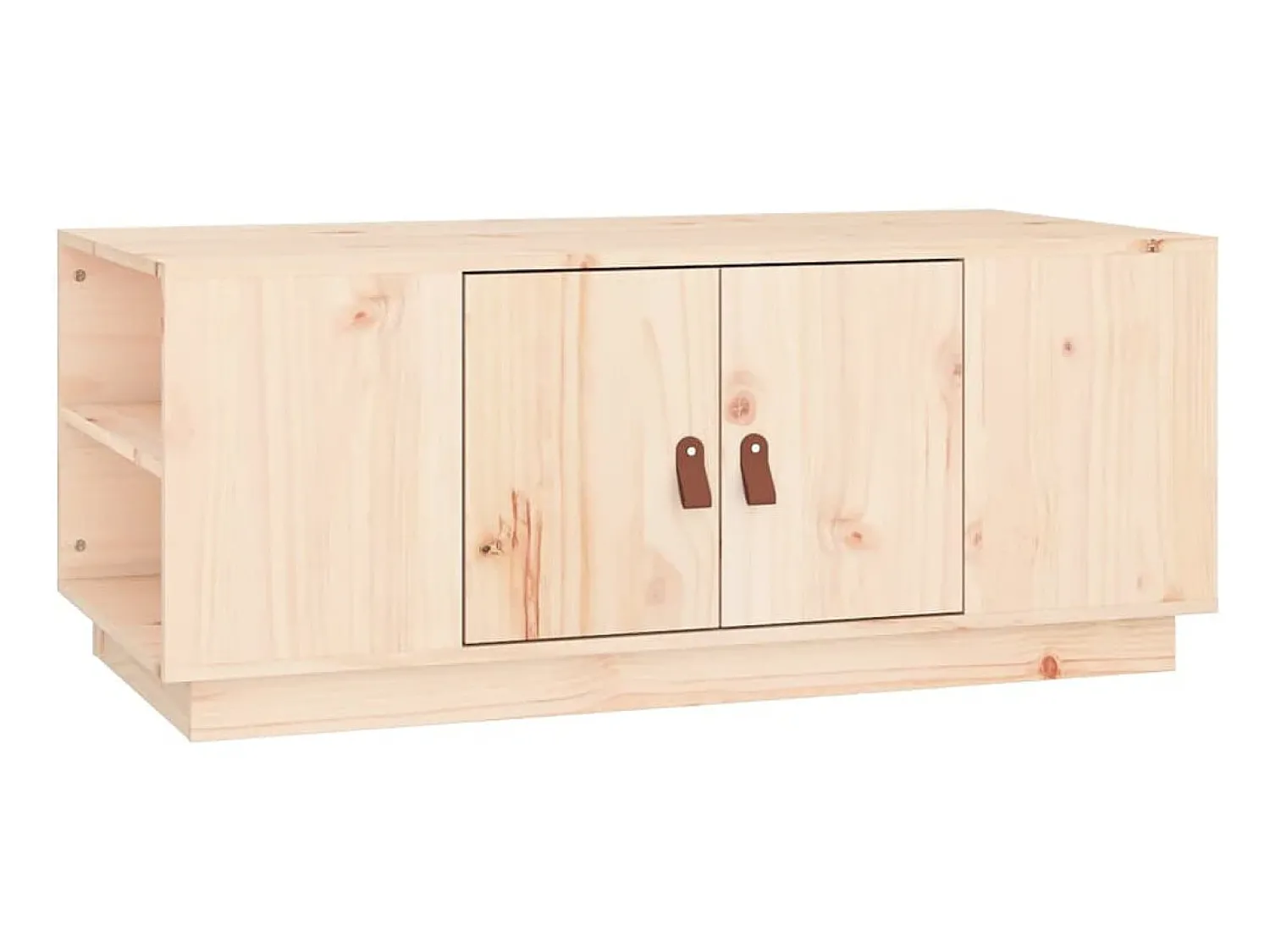 Mesa de centro 100x50x41 cm pinho maciço PT752956^ Mesa De Centro