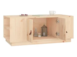 Mesa de centro 100x50x41 cm pinho maciço PT752956^ Mesa De Centro