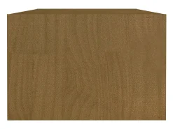 Mesa De Centro|vidaxl Mesa de centro 110x50x34 cm pinho maciço castanho mel Natural claro