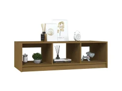 Mesa De Centro| Mesa de centro 110x50x34 cm pinho maciço mel PT160718 Castanho