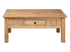 Mesa De Centro*vidaxl Mesa de centro 100x60x43,5 cm pinho maciço Panama Natural claro