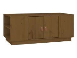 Mesa De Centro* Mesa de centro 100x50x41 cm pinho maciço mel PT471389 Castanho