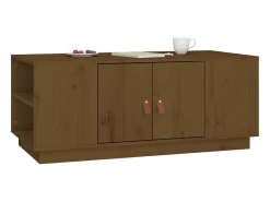 Mesa De Centro* Mesa de centro 100x50x41 cm pinho maciço mel PT471389 Castanho