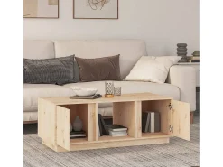Mesa De Centro| Mesa de centro 110x50x40 cm pinho maciço PT265313 Castanho