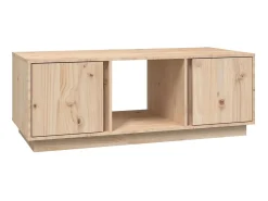 Mesa De Centro| Mesa de centro 110x50x40 cm pinho maciço PT265313 Castanho