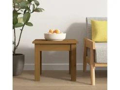 Mesa De Apoio| Mesa de centro 35x35x30 cm pinho maciço mel PT382660 Castanho