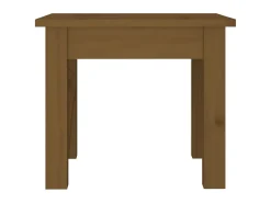 Mesa De Apoio| Mesa de centro 35x35x30 cm pinho maciço mel PT382660 Castanho