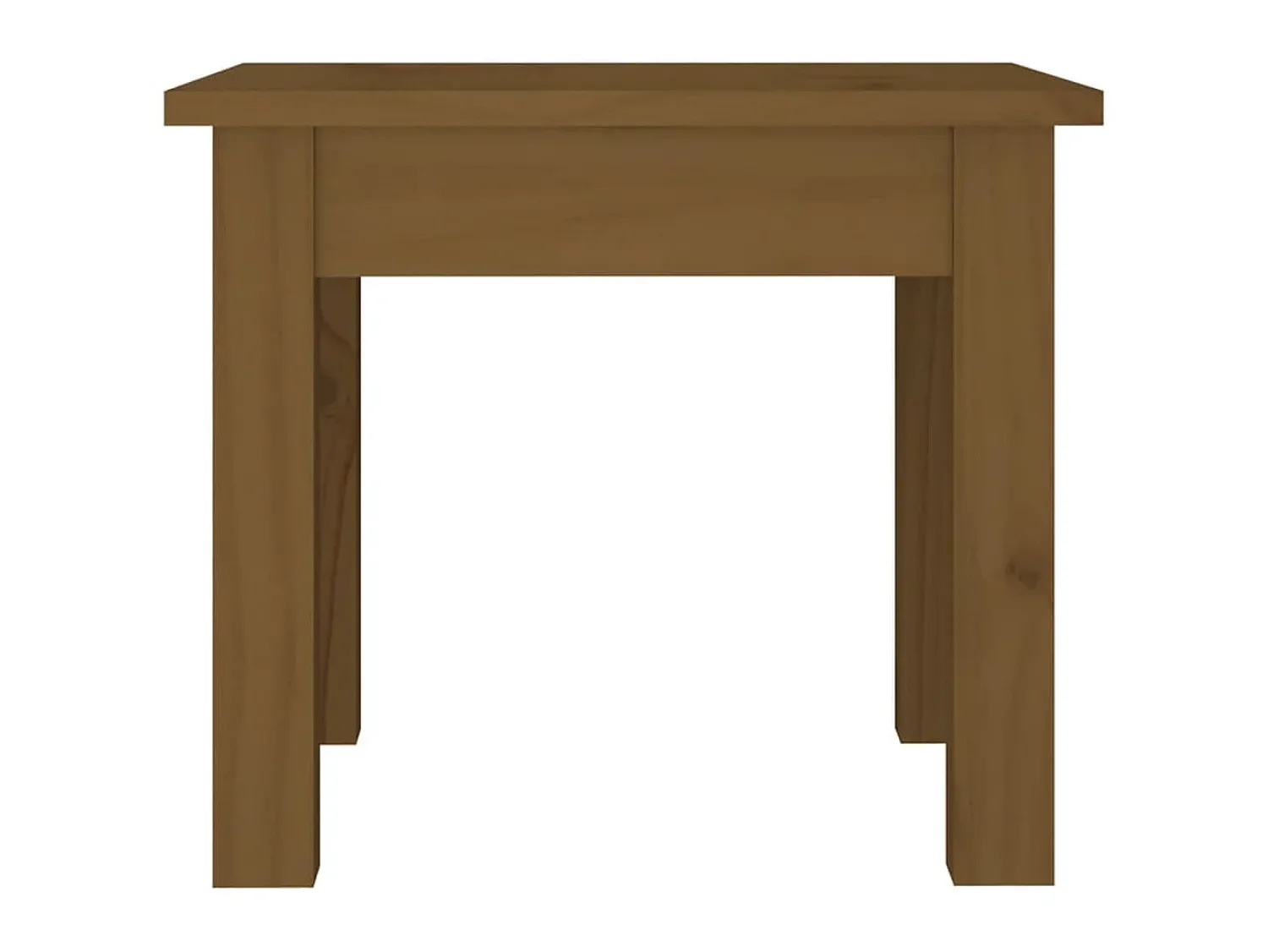 Mesa De Apoio| Mesa de centro 35x35x30 cm pinho maciço mel PT382660 Castanho