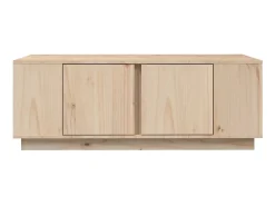 Clearance Mesa de centro 110x50x40 cm pinho maciço PT121452 Castanho