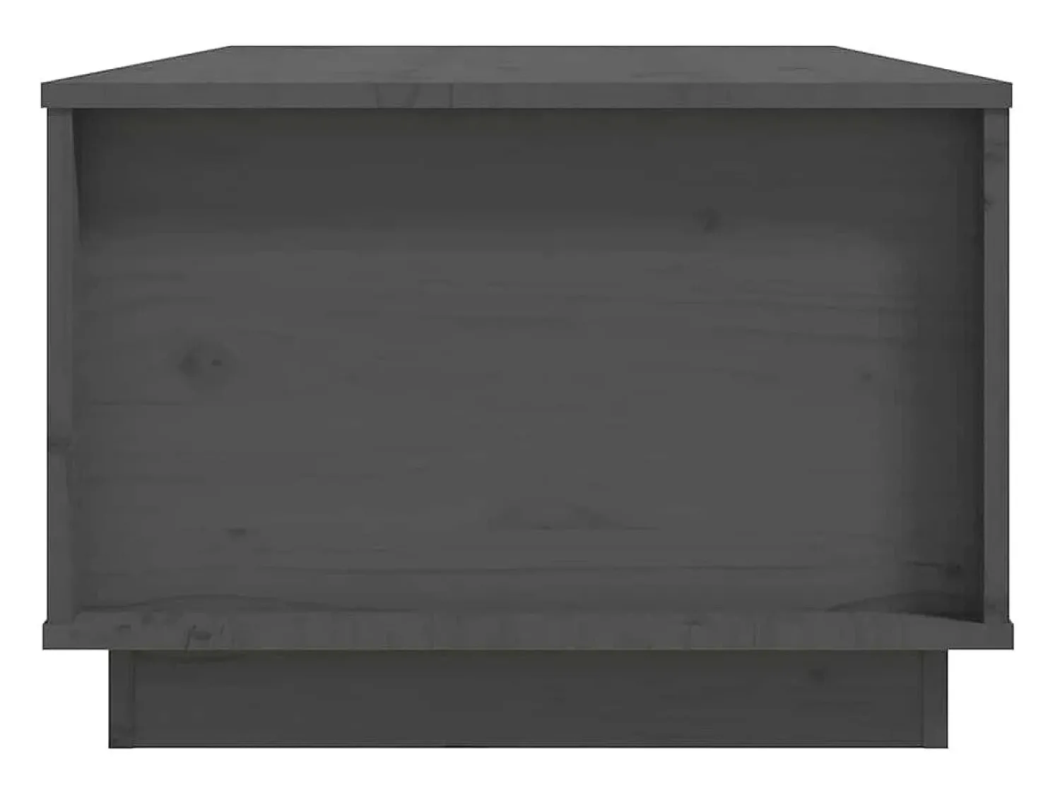 vidaxl Mesa de centro 100x50x35 cm pinho maciço cinza^ Mesa De Centro