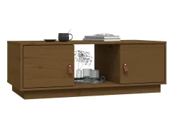 Mesa De Centro* Mesa de centro 100x50x35 cm pinho maciço mel PT386838 Castanho
