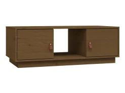 Mesa De Centro* Mesa de centro 100x50x35 cm pinho maciço mel PT386838 Castanho