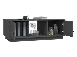Mesa De Centro* Mesa de centro 100x50x35 cm pinho maciço cinza PT597464 Cinzento