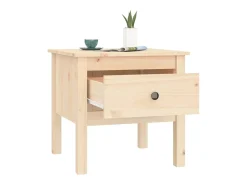 Discount Mesa de centro 50x50x49 cm pinho maciço PT522454 Castanho