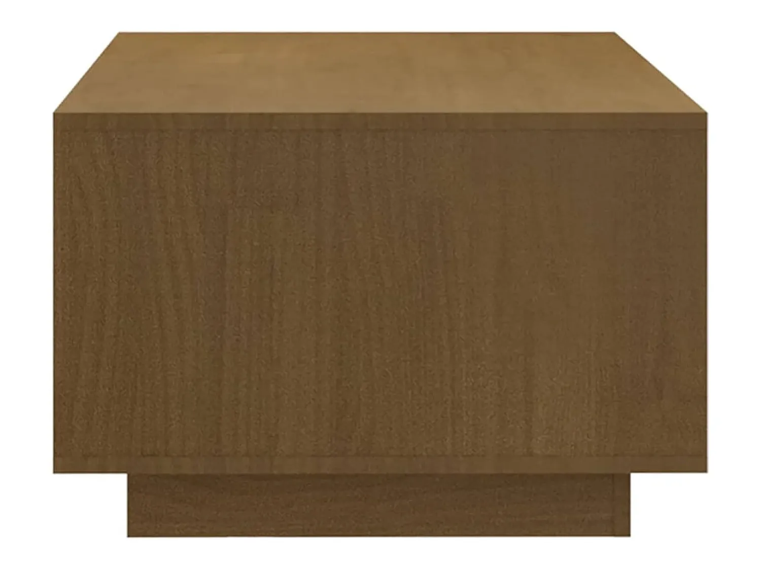 vidaxl Mesa de centro 110x50x33,5 cm pinho maciço castanho mel^ Mesa De Centro