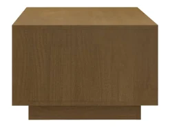 vidaxl Mesa de centro 110x50x33,5 cm pinho maciço castanho mel^ Mesa De Centro