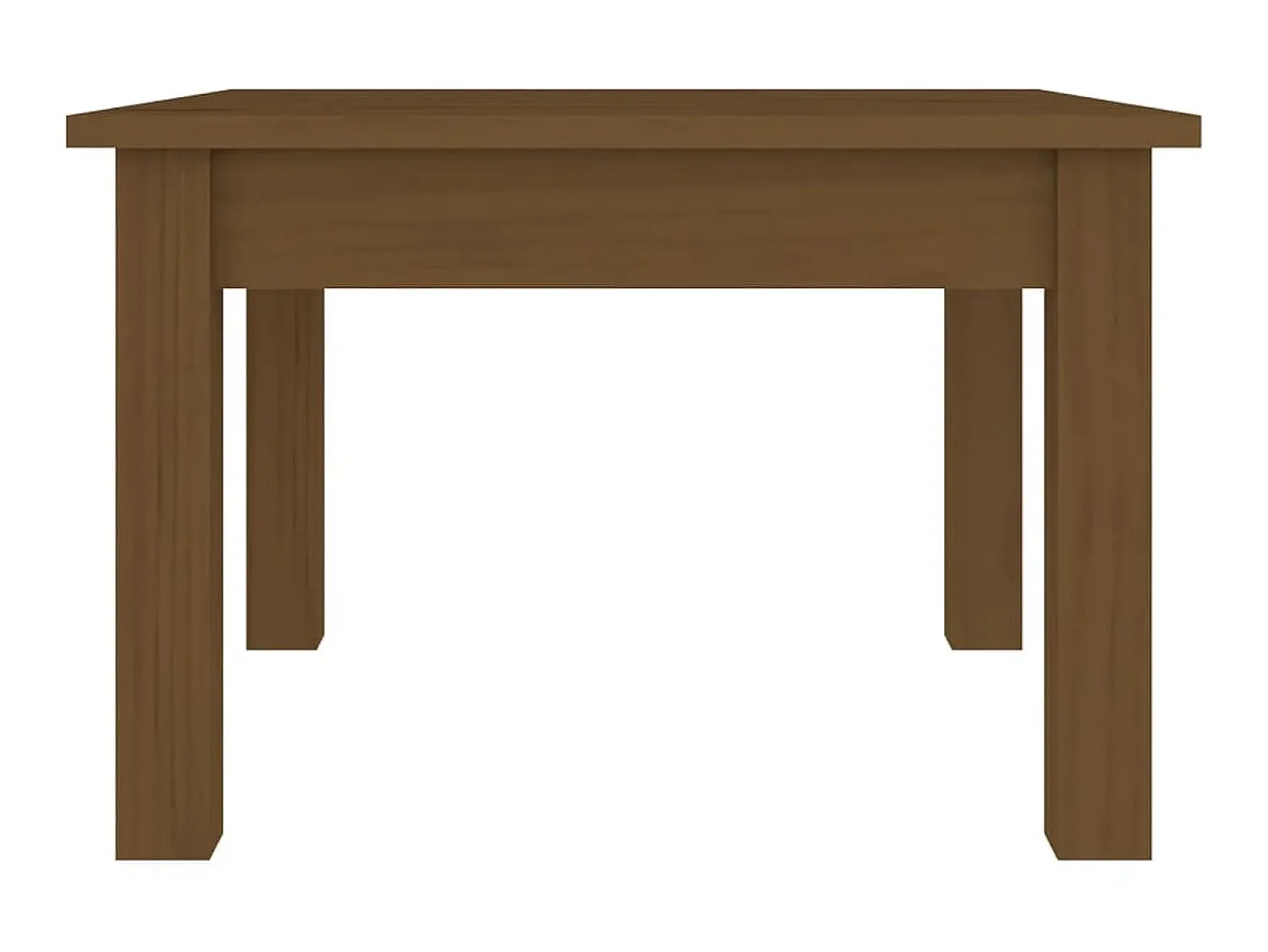 Mesa de centro 45x45x30 cm pinho maciço mel PT816952^ Mesa De Centro