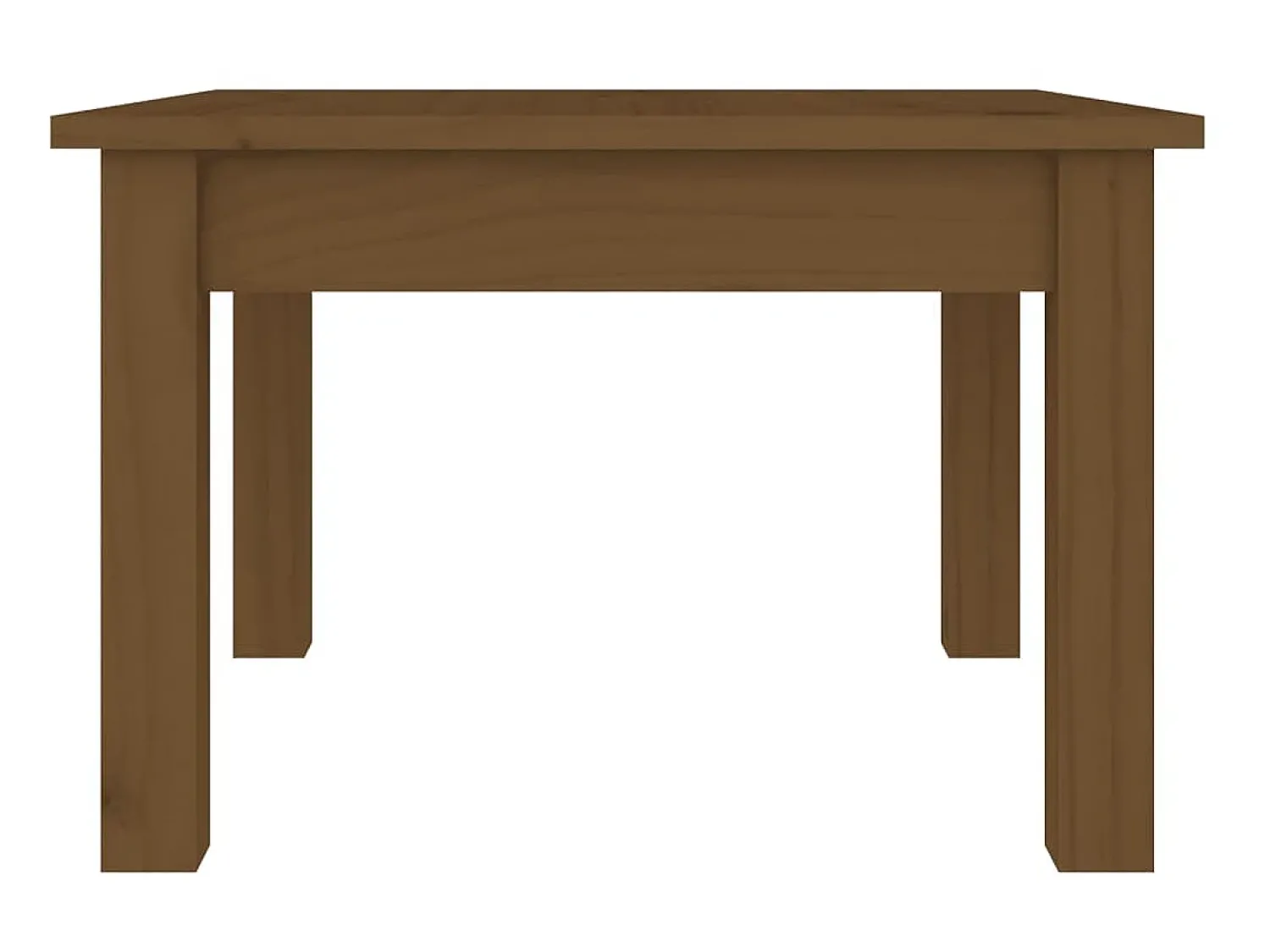 Mesa de centro 45x45x30 cm pinho maciço mel PT816952^ Mesa De Centro