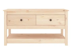 Mesa De Centro* Mesa de centro 102x49x55 cm pinho maciço PT143565 Castanho