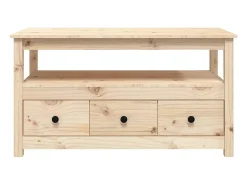 vidaxl Mesa de centro 102x49x55 cm pinho maciço^ Mesa De Centro