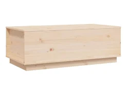 Mesa de centro 100x50x35 cm pinho maciço PT560195^ Mesa De Centro