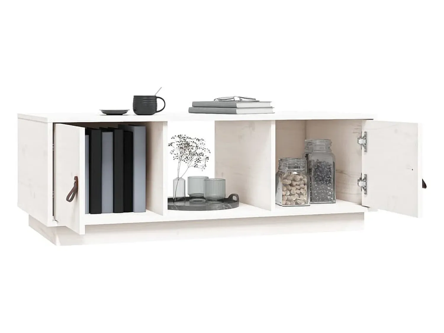 vidaxl Mesa de centro 100x50x35 cm pinho maciço^ Mesa De Centro