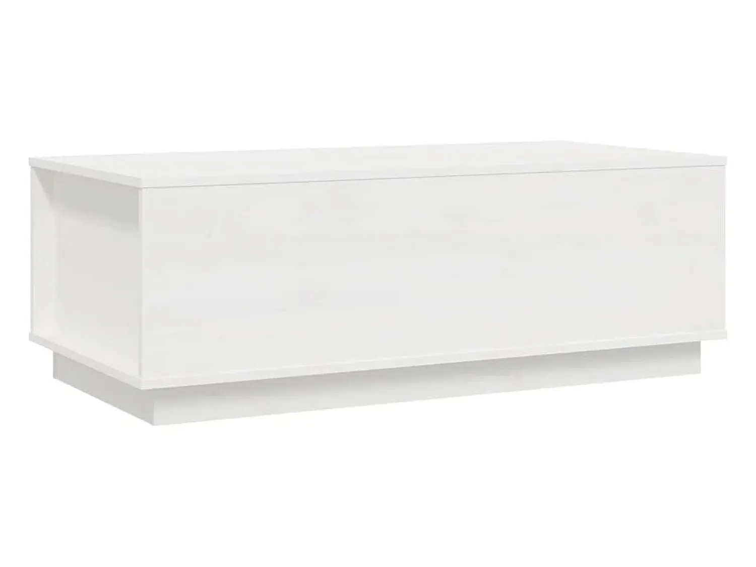 Mesa De Centro| Mesa de centro 100x50x35 cm pinho maciço PT630861 Branco