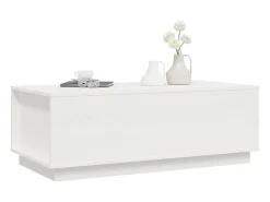 Mesa De Centro| Mesa de centro 100x50x35 cm pinho maciço PT630861 Branco