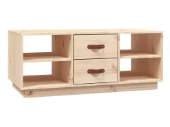 Hot Mesa de centro 100x50x41 cm pinho maciço PT140598 Castanho
