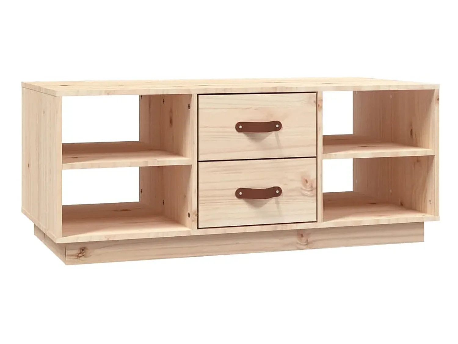 Hot Mesa de centro 100x50x41 cm pinho maciço PT140598 Castanho