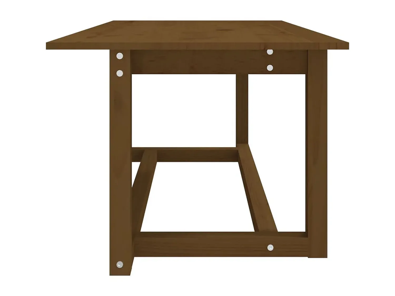 Mesa De Centro* Mesa de centro 110x55x45 cm pinho maciço mel PT202131 Castanho