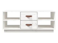Mesa De Centro| Mesa de centro 100x50x41 cm pinho maciço PT633702 Branco