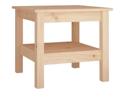 Mesa de centro 45x45x40 cm pinho maciço PT371760^ Mesa De Centro