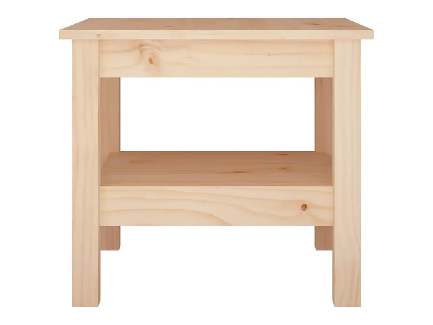 Mesa de centro 45x45x40 cm pinho maciço PT371760^ Mesa De Centro