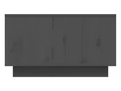 Mesa De Centro*vidaxl Mesa de centro 55x56x32 cm pinho maciço cinza Cinzento