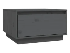 Mesa De Centro*vidaxl Mesa de centro 55x56x32 cm pinho maciço cinza Cinzento