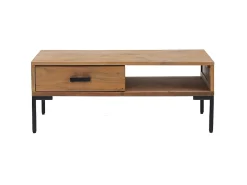 Mesa de centro 90x50x35 cm pinho maciço PT919496^ Mesa De Centro