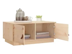 vidaxl Mesa de centro 80x50x35 cm pinho maciço^ Mesa De Centro