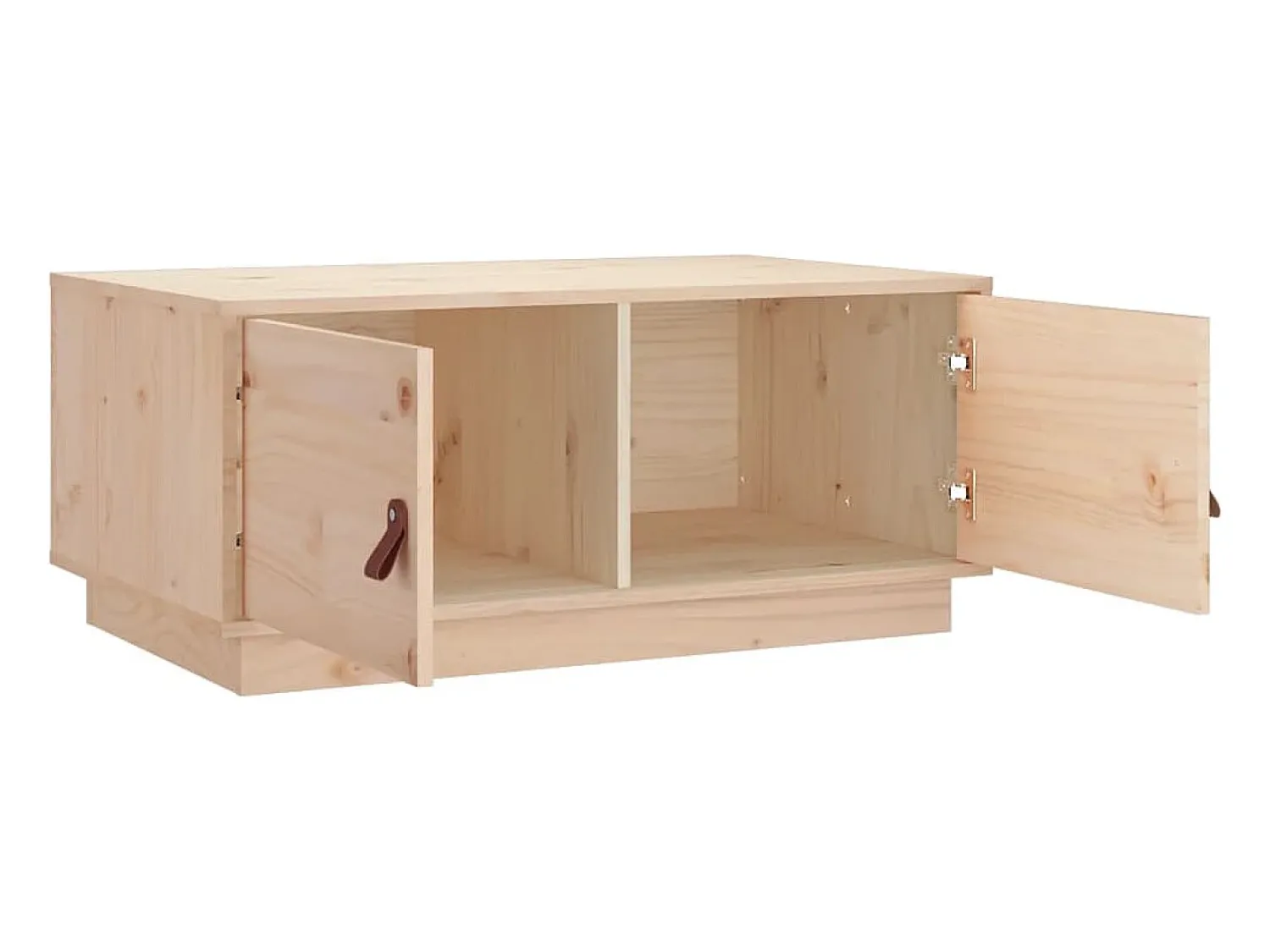 vidaxl Mesa de centro 80x50x35 cm pinho maciço^ Mesa De Centro
