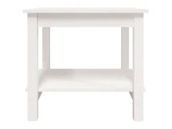 Mesa De Centro| Mesa de centro 50x50x45 cm pinho maciço PT284789 Branco