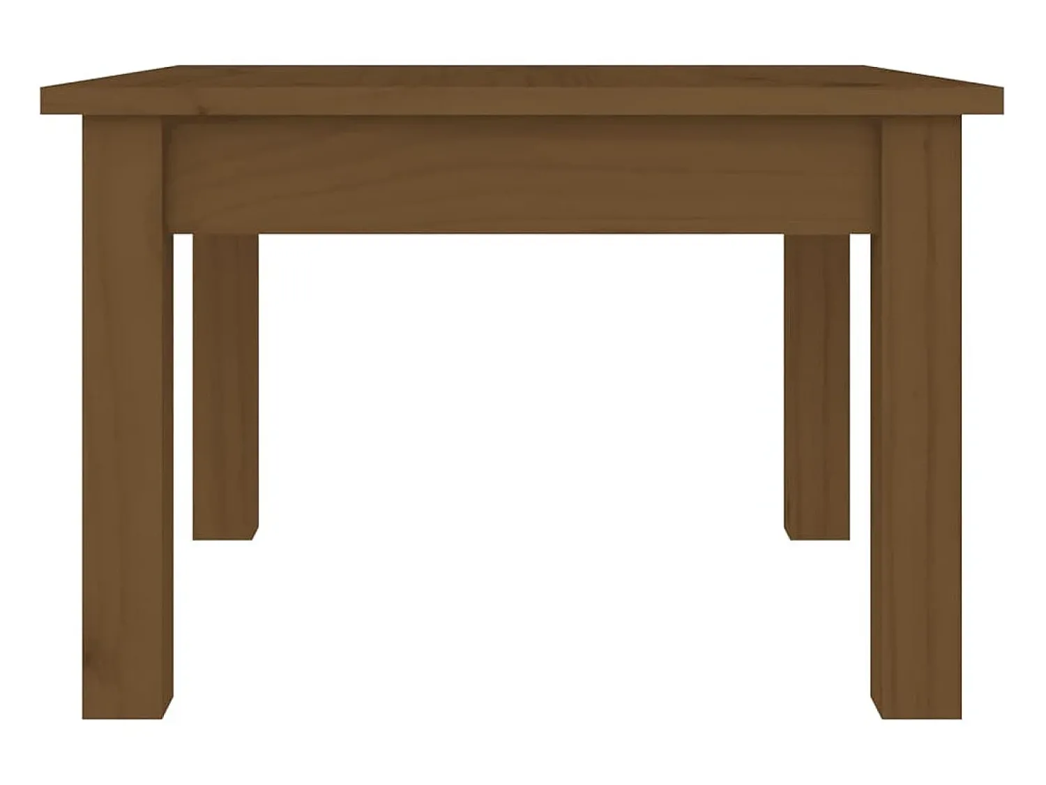Mesa De Centro*vidaxl Mesa de centro 45x45x30 cm pinho maciço castanho mel Natural claro