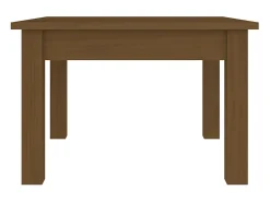 Mesa De Centro*vidaxl Mesa de centro 45x45x30 cm pinho maciço castanho mel Natural claro