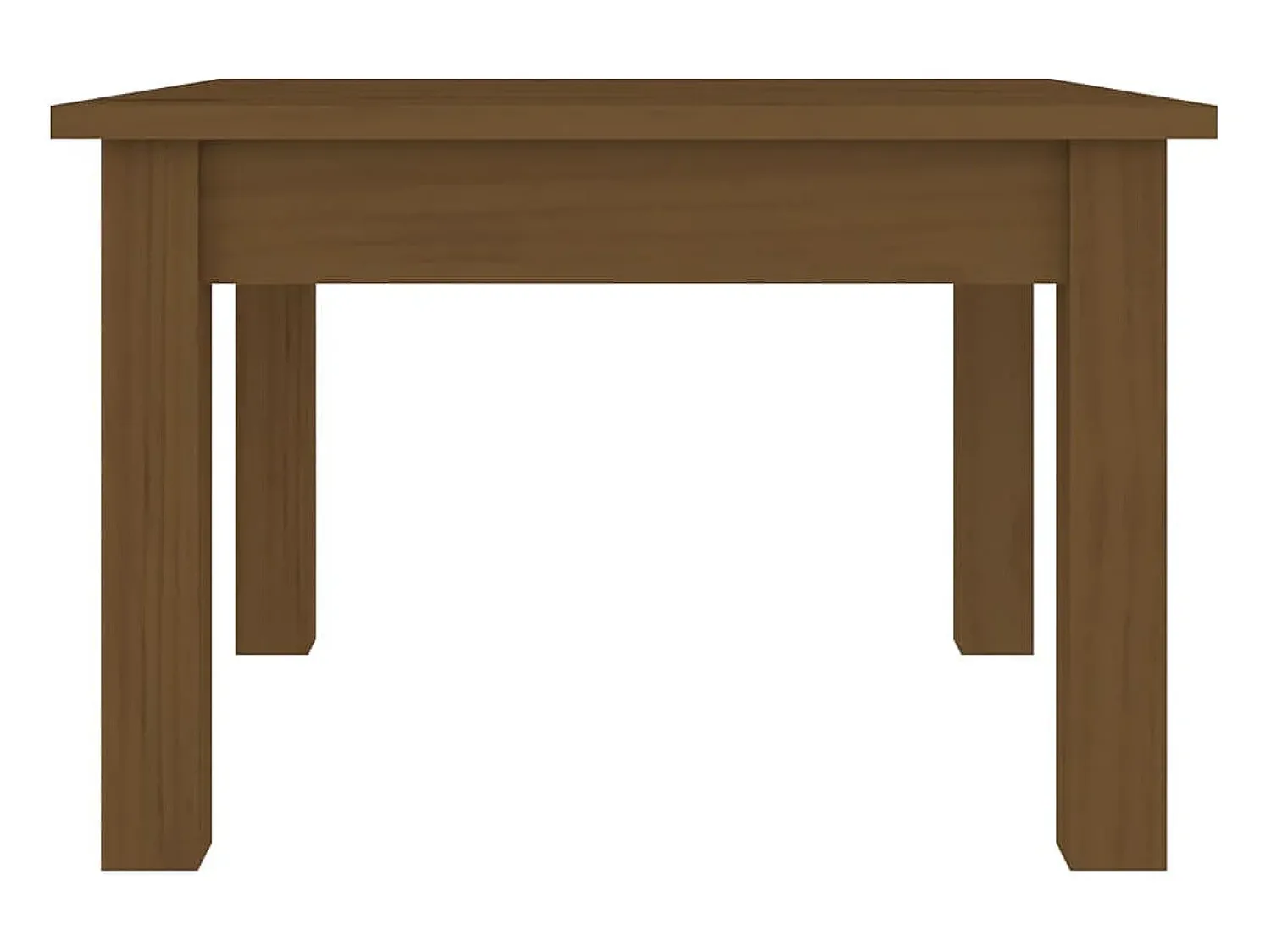Mesa De Centro*vidaxl Mesa de centro 45x45x30 cm pinho maciço castanho mel Natural claro