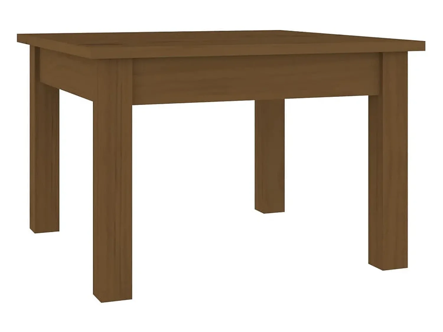 Mesa De Centro*vidaxl Mesa de centro 45x45x30 cm pinho maciço castanho mel Natural claro