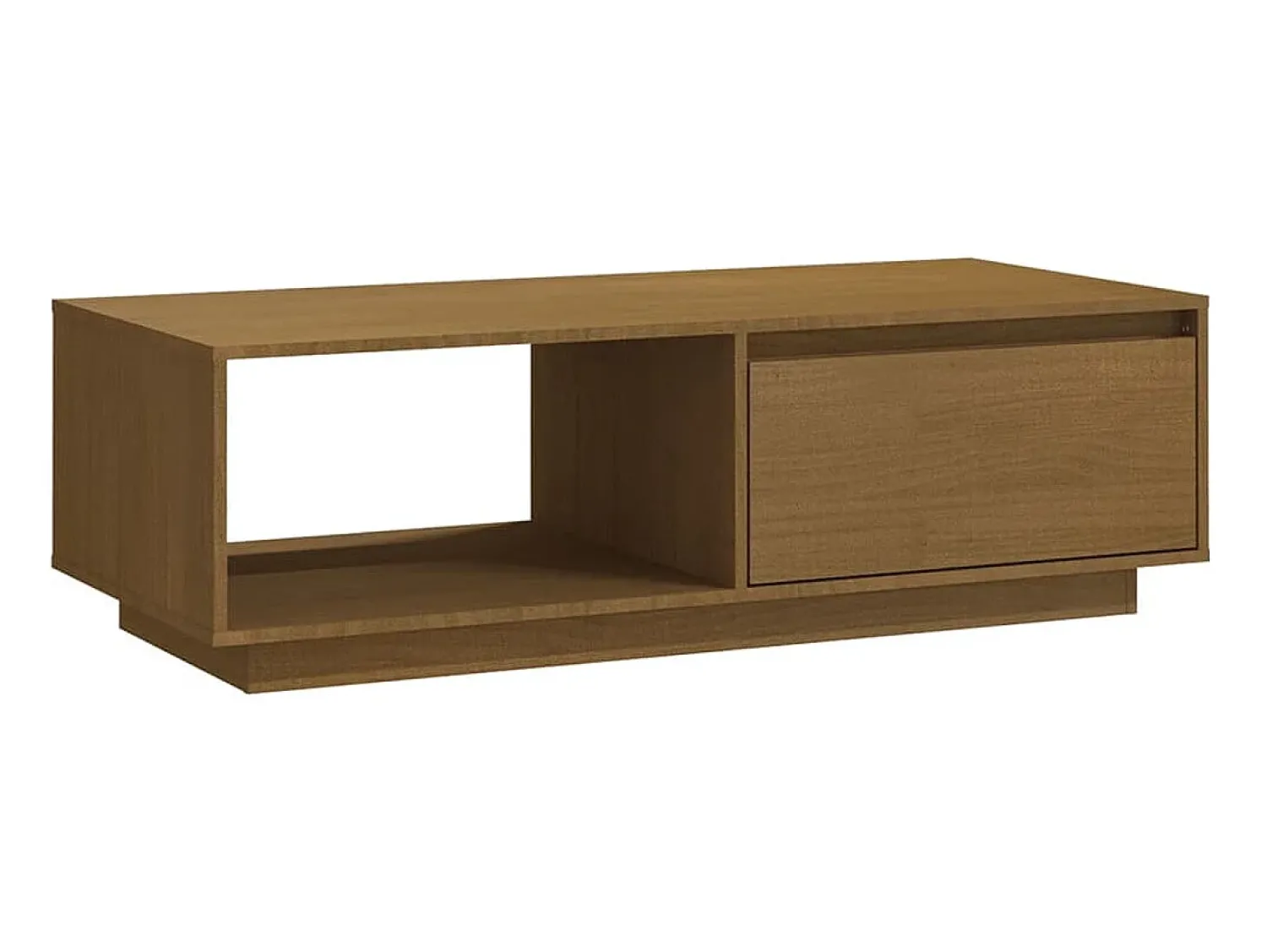Mesa De Centro* Mesa de centro 110x50x33,5 cm pinho maciço mel PT720835 Castanho