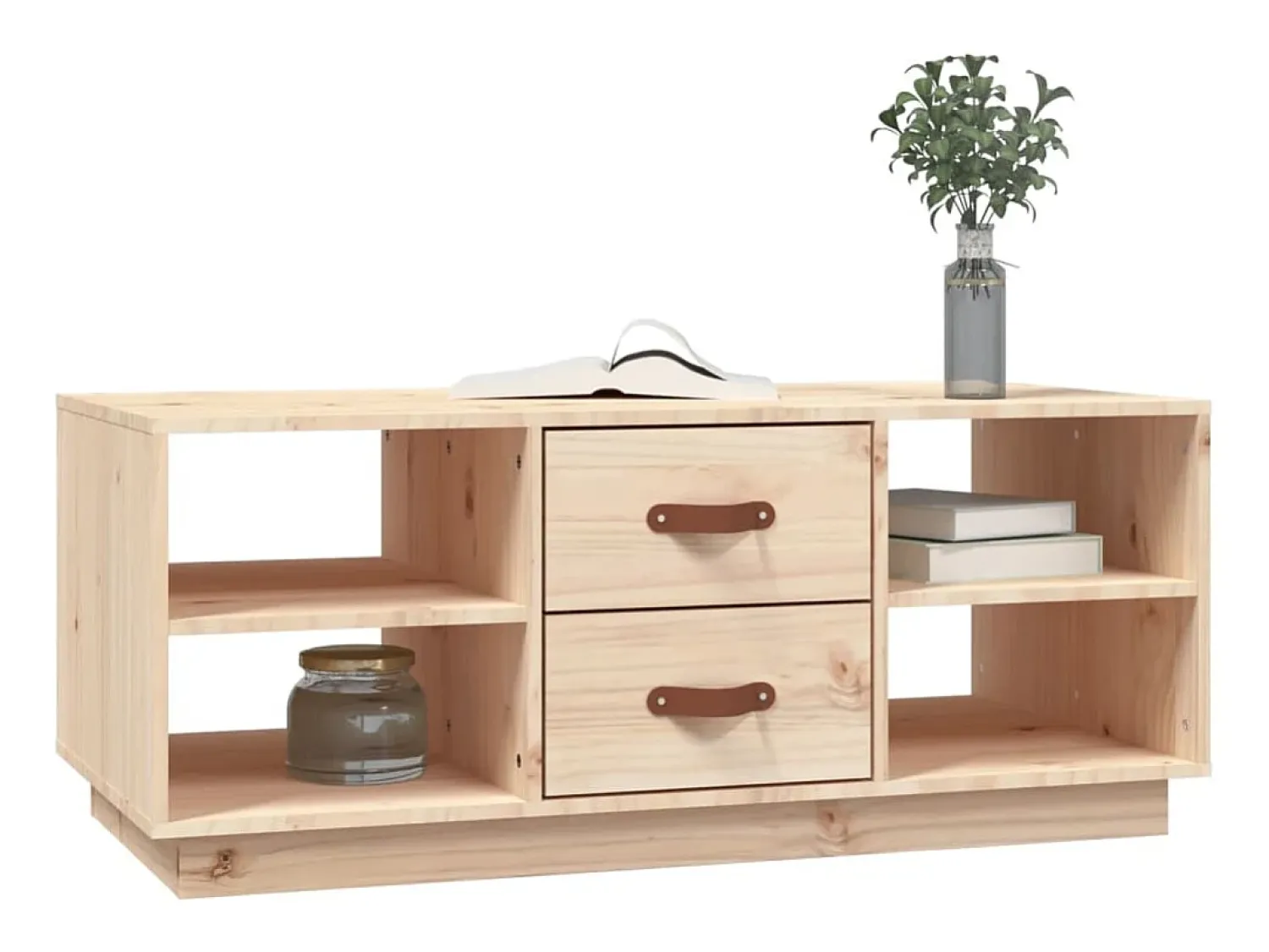 Mesa De Centro|vidaxl Mesa de centro 100x50x41 cm pinho maciço Natural claro