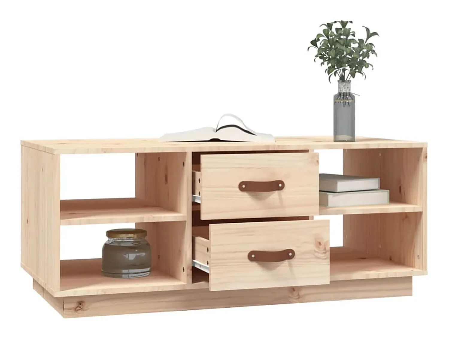 Mesa De Centro|vidaxl Mesa de centro 100x50x41 cm pinho maciço Natural claro