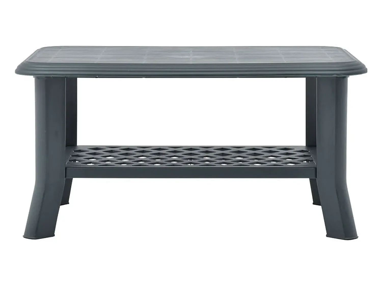 Mesa De Centro*vidaxl Mesa de centro 90x60x46 cm plástico Verde